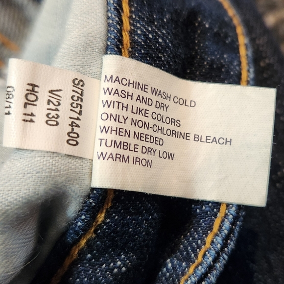 GAP Blue Boot Cut Jeans with Vintage-Inspired Fading Sz 8/29R - Picture 3 of 7